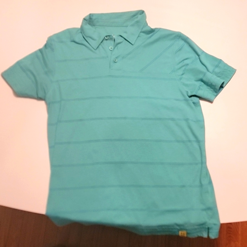 Mens large under armour polo heat gear